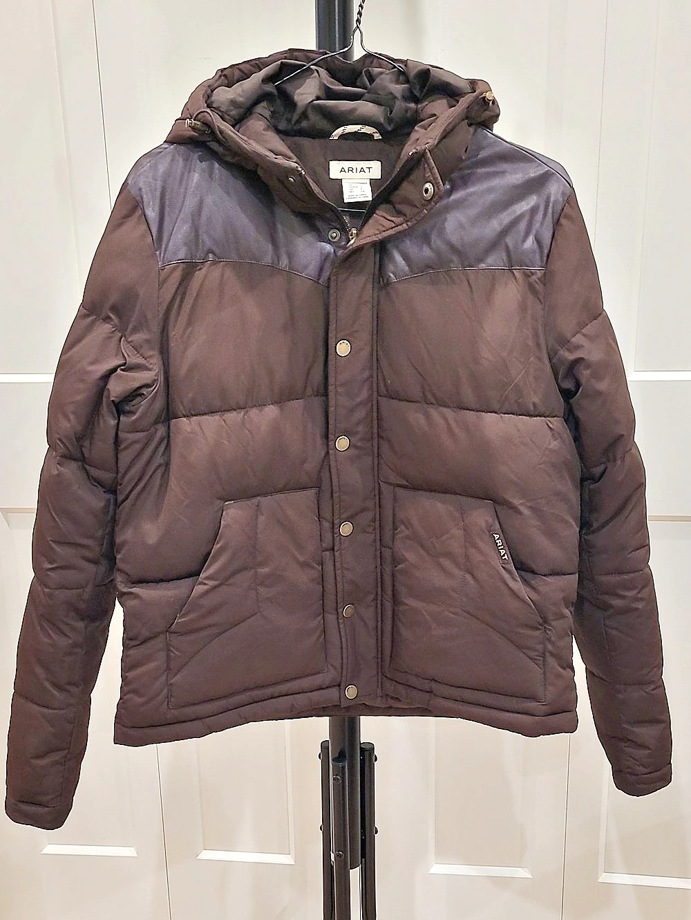 Ariat Frontier Puffer Jacket Brown Size Small